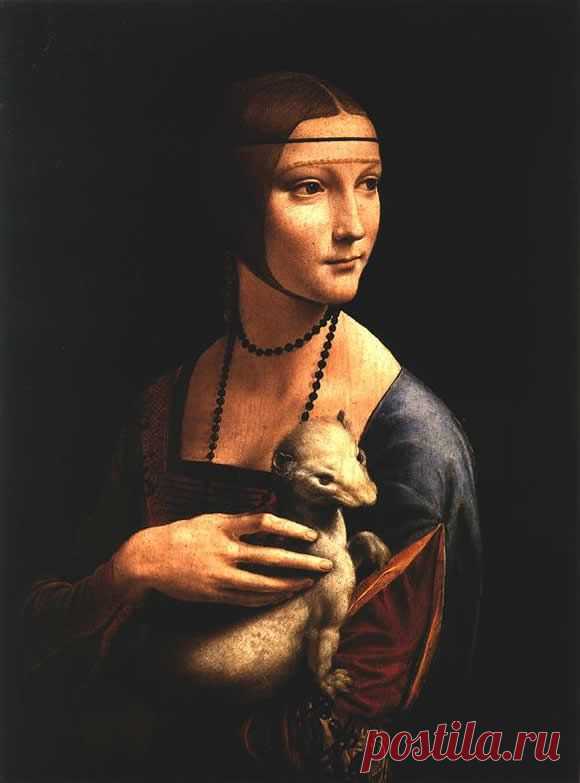 Дама с горностаем Леонардо да Винчи. The Lady with an Ermine - картина, описание, анализ