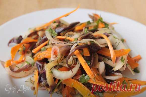 Салат из баклажанов в корейском стиле | Официальный сайт кулинарных рецептов Юлии Высоцкой