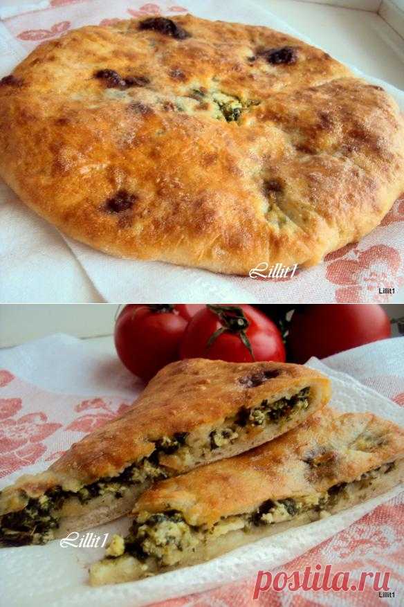 Осетинский пирог с сыром и зеленью | Территория Вкуса