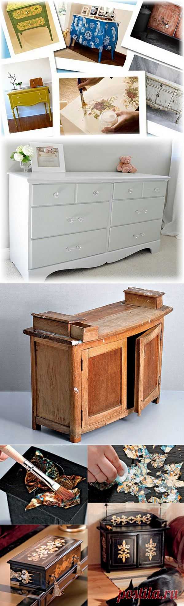 Как создать современную деревянную мебель из старого шкафа