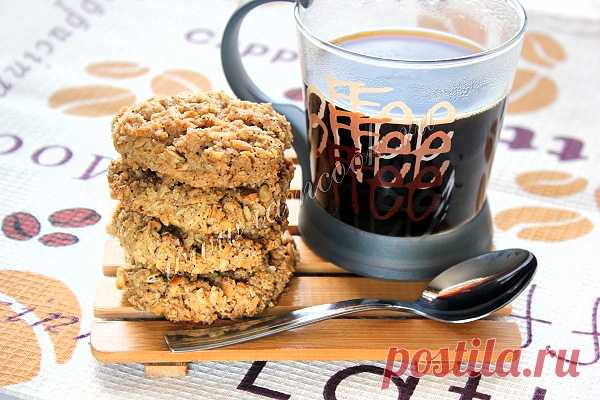Овсяное кофейное печенье с цедрой, рецепт с фото.