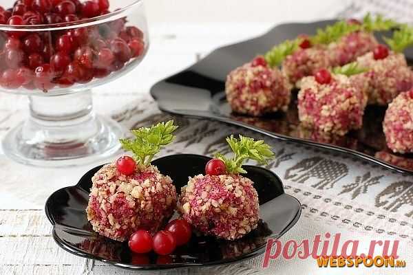 Свекольно-ореховые шарики с фото | Рецепт закуски из свеклы с орехами на Webspoon.ru