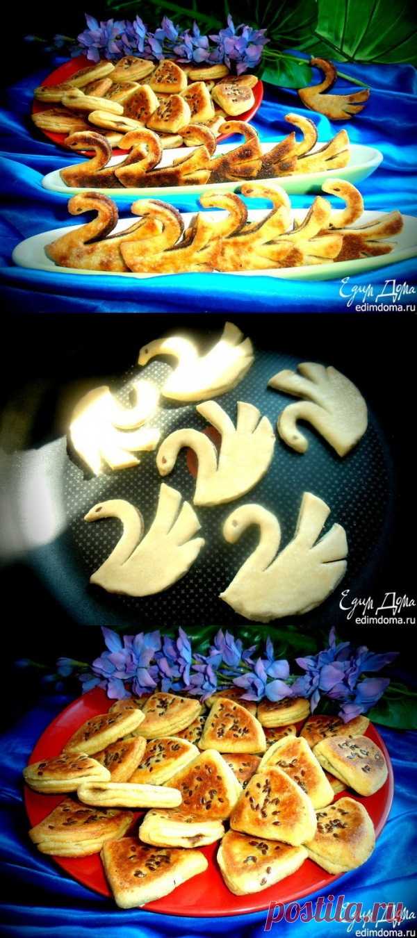 "Гуси-Лебеди" - печенье с корицей из творожного теста
