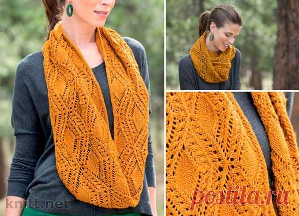 Ажурный снуд Tanner Cowl | knitt.net