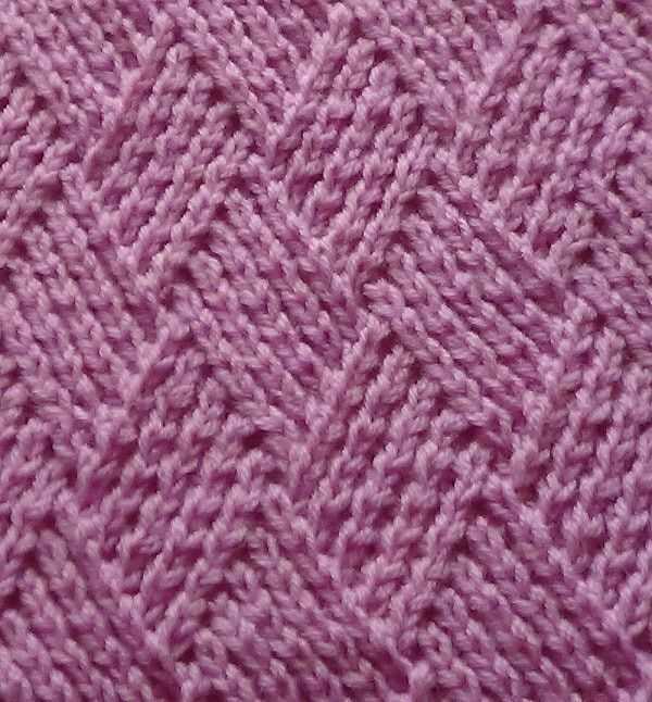 Красивые ромбы спицами/ узор отлично подойдет для вязания свитеров, шарфов, шапочек и т.д/ Схемы нет