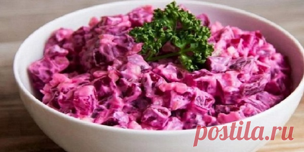 Свекольный салат по этому рецепту получается настолько вкусный что просто невозможно оторваться! | NashaKuhnia.Ru