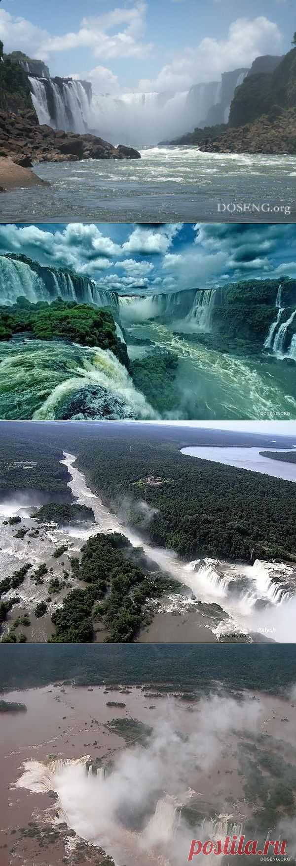 Глотка Дьявола - самый крупный водопад реки Игуасу (8 фото)