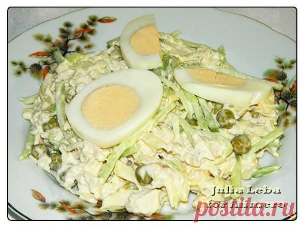 Вкусный салат с курицей и овощами | Ваши любимые рецепты