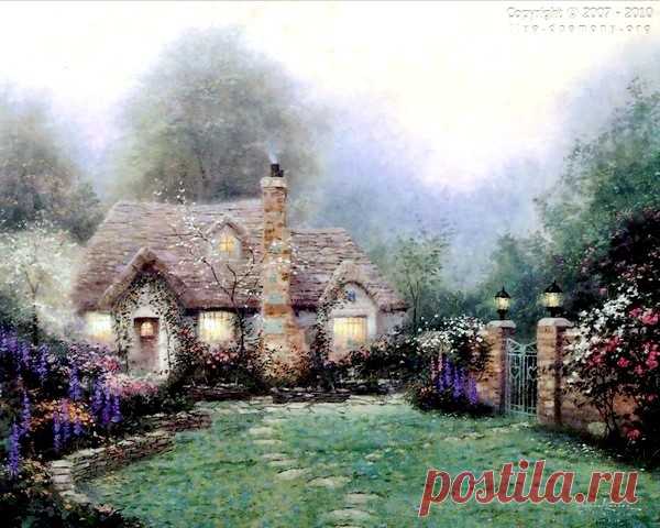 живопись Thomas Kinkade - 69 фото. Фотографии Валентин Иванов.