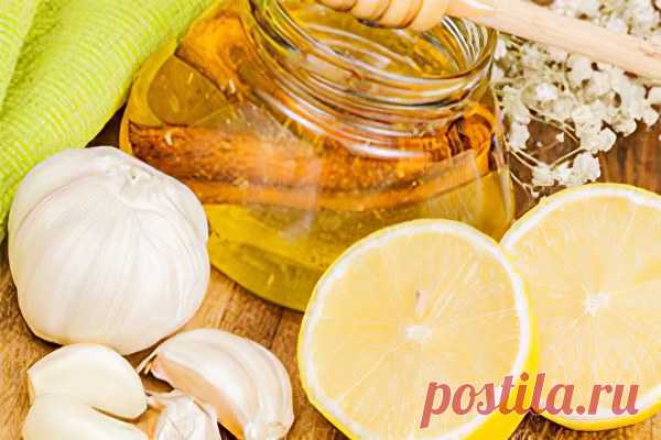 Мёд, лимон и чеснок, рецепт для чистки сосудов - как принимать?