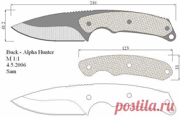 Чертежи ножей. Забирай пригодится / Богатая добыча