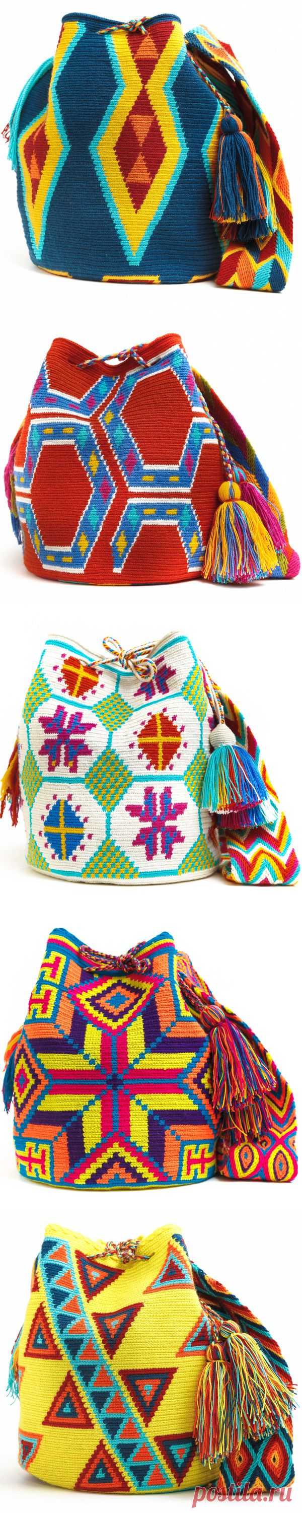 Этнические сумки ("Мочила" - сумка из Колумбии).