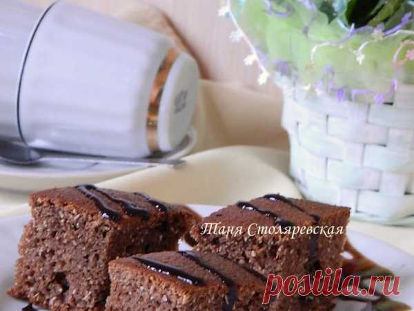 Шоколадный манник на сметане — рецепт с фото пошагово