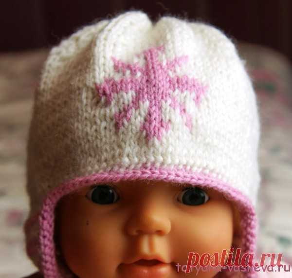 Вязаная шапочка для новорожденного | Блог Васильевой Татьяны