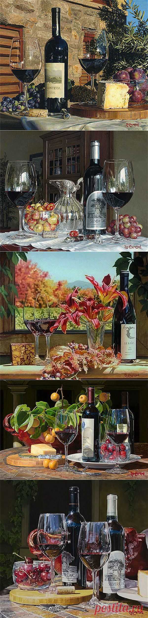 Американский художник вина Eric Christensen. Фуршет с вином..