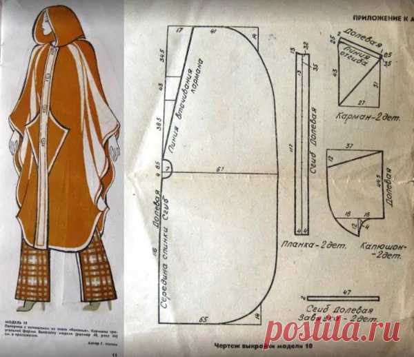 Пальто из 1970-х Модная одежда и дизайн интерьера своими руками