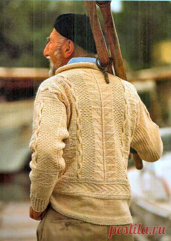 Ганзейский рыбацкий свитер: история возникновения и особенности вязания.