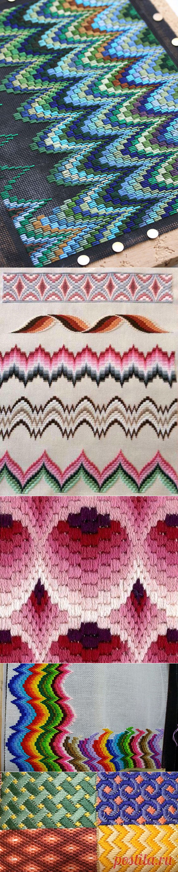 Флорентийская вышивка барджелло: 25 схем разного уровня сложности - Ярмарка Мастеров - ручная работа, handmade