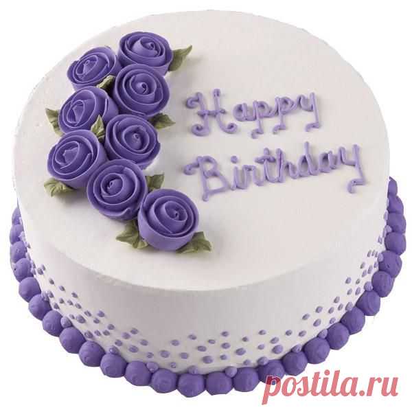 Vivid Violet Roses Cake