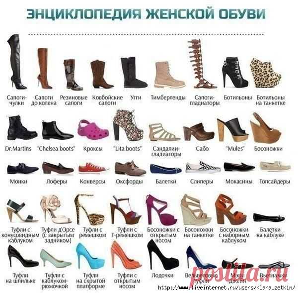 Мини-энциклопедия женской обуви