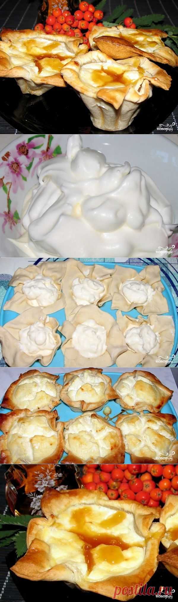Творожное пирожное - пошаговый кулинарный рецепт на Повар.ру