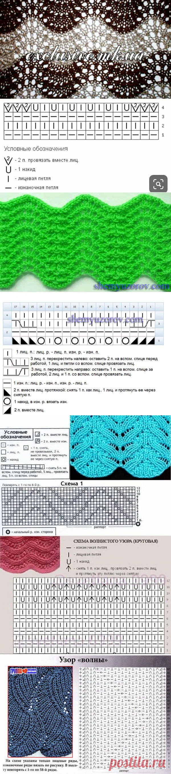 Узоры на любой вкус. Вяжем спицами, и удивляем окружающих. | Что умею, тем делюсь! | Яндекс Дзен