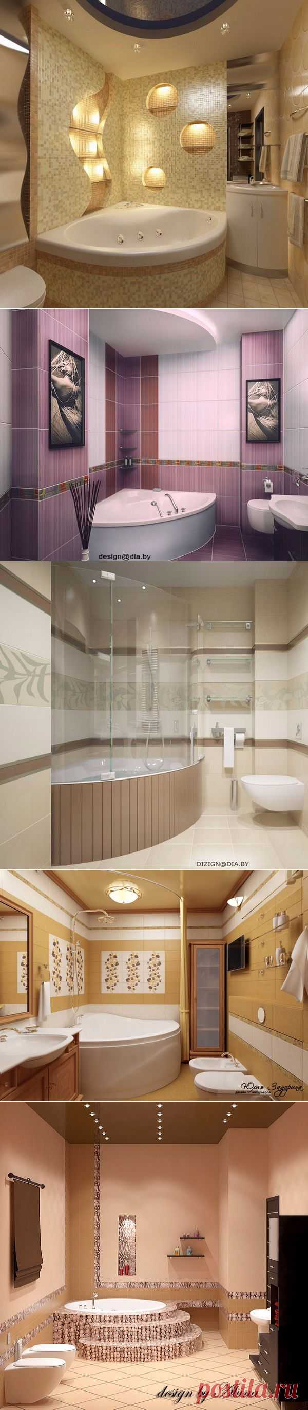 Роскошные дизайнерские проекты ванной комнаты