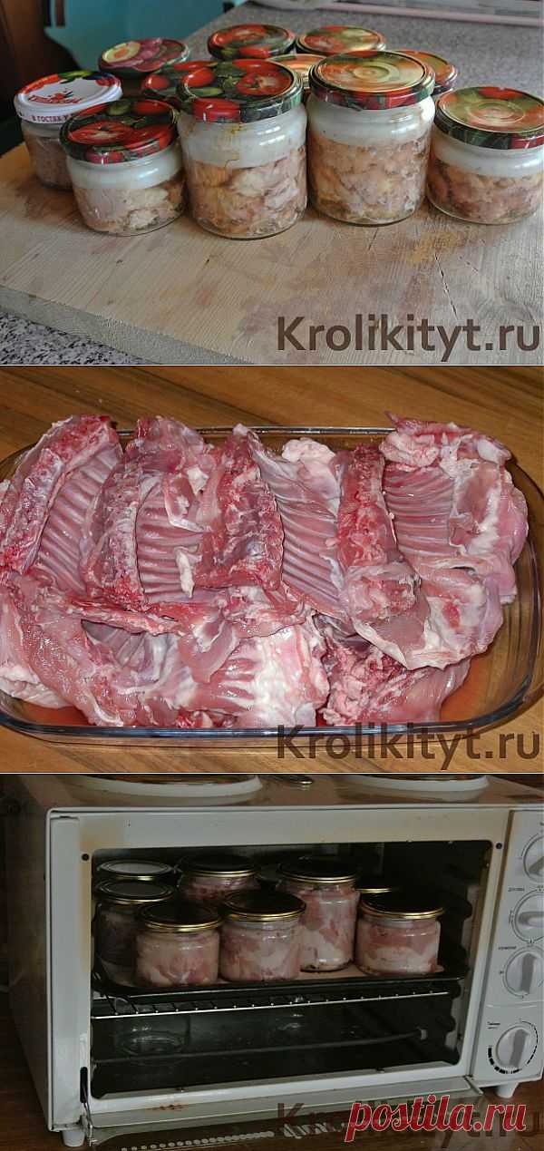 Заготовка мяса кролика впрок (или как сделать тушенку из кролика)