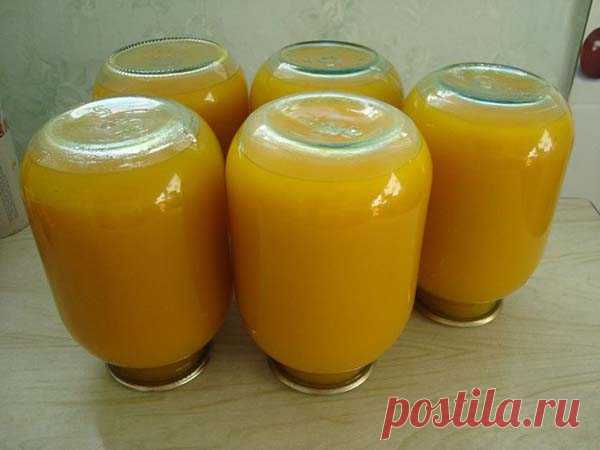 Тыквенный сок с апельсинами и лимонами на зиму - Идеальная хозяйка