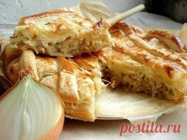 Как приготовить луковый пирог / onion pie - рецепт, ингридиенты и фотографии