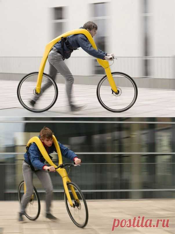 Ножной велосипед.