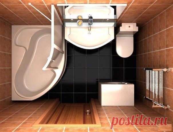 Идеи для маленькой ванной - Дизайн интерьеров | Идеи вашего дома | Lodgers