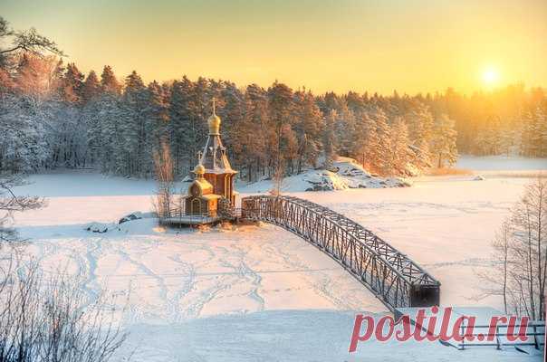 Храм Андрея Первозванного на Вуоксе. Автор фото — Эдуард Гордеев: