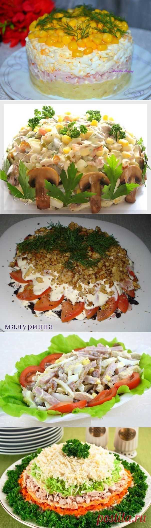 10 Рецептов потрясающих мясных салатов!) | Банк кулинарных рецептов