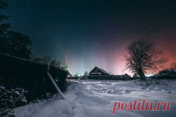 Посёлок Пено, Тверская область. Автор фото: Татьяна Афиногенова. Доброй ночи.