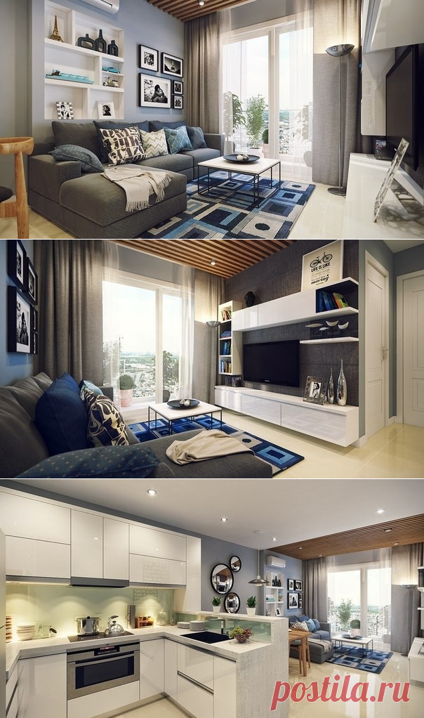 Дизайн небольшой уютной квартиры - Дизайн интерьеров | Идеи вашего дома | Lodgers