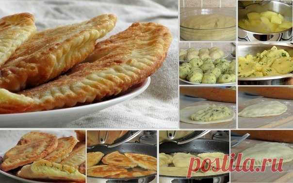 Как приготовить чебуреки с картофелем и сыром - рецепт, ингридиенты и фотографии