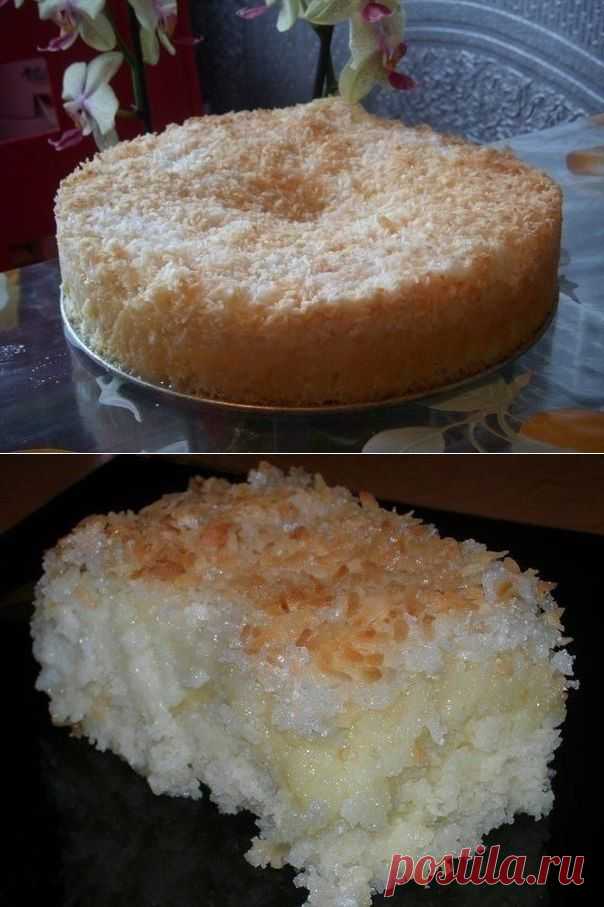 Изумительный кокосовый пирог