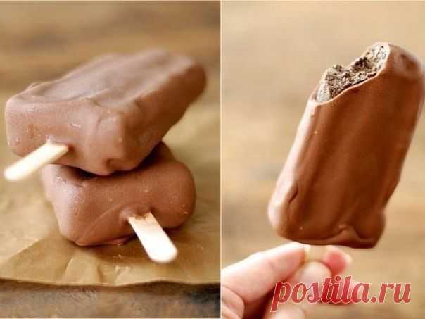 Как приготовить домашний шоколадный пломбир - рецепт, ингридиенты и фотографии
