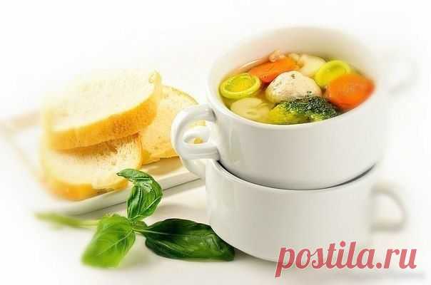 Суп с цветной капустой, брокколи и фрикадельками