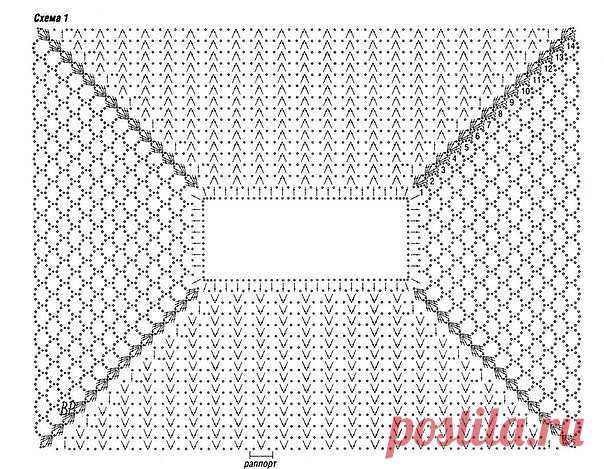 Схемы реглана крючком сверху (УЗОРЫ КРЮЧКОМ) | Журнал Вдохновение Рукодельницы