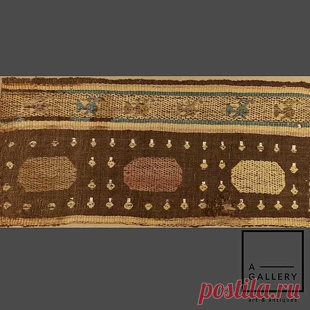Фрагмент ткани, культура Чанкай (1100-1400 гг. н.э.) | A-Gallery