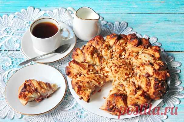 Слоеный пирог с малиновым вареньем - пошаговый рецепт с фото на Повар.ру