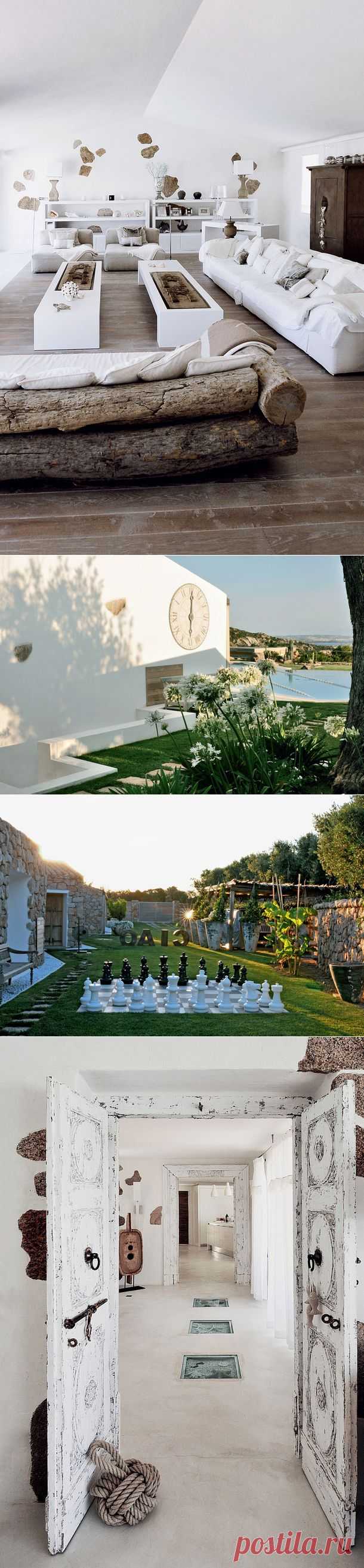 Белоснежный дом на Сардинии, 600 м² | AD Magazine