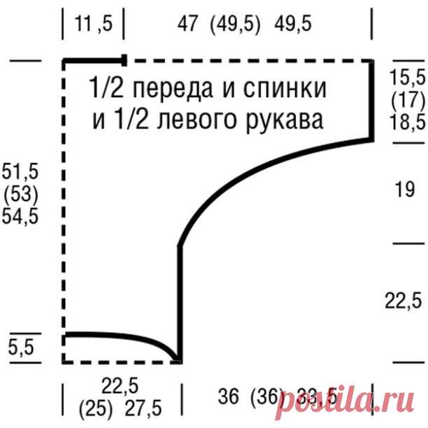 Цельновязаный свитер в спортивном стиле
Этот свитер в спортивном стиле связан единым полотном лицевой гладью, а впереди он дополнительно украшен несложными, но оригинальными рельефными «галочками».
Размеры
34/36 (38/40) 42/44
Вам потребуется
Пряжа (55% мериносовой шерсти, 30% полиакрила, 15% альпака; 110 м/50 г) — 450 (500) 550 г темно-голубой; 1 короткие и 1 длинные круговые спицы №4,5 и 5; комплект чулочных спиц №4,5.
Узоры и схемы
Резинка
Вязать (спицы №4,5) = попе...