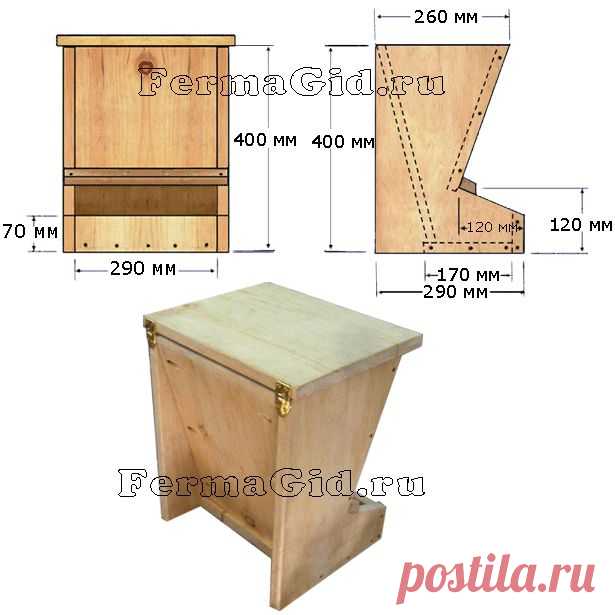 Кормушки для кур: виды и требования, делаем своими руками