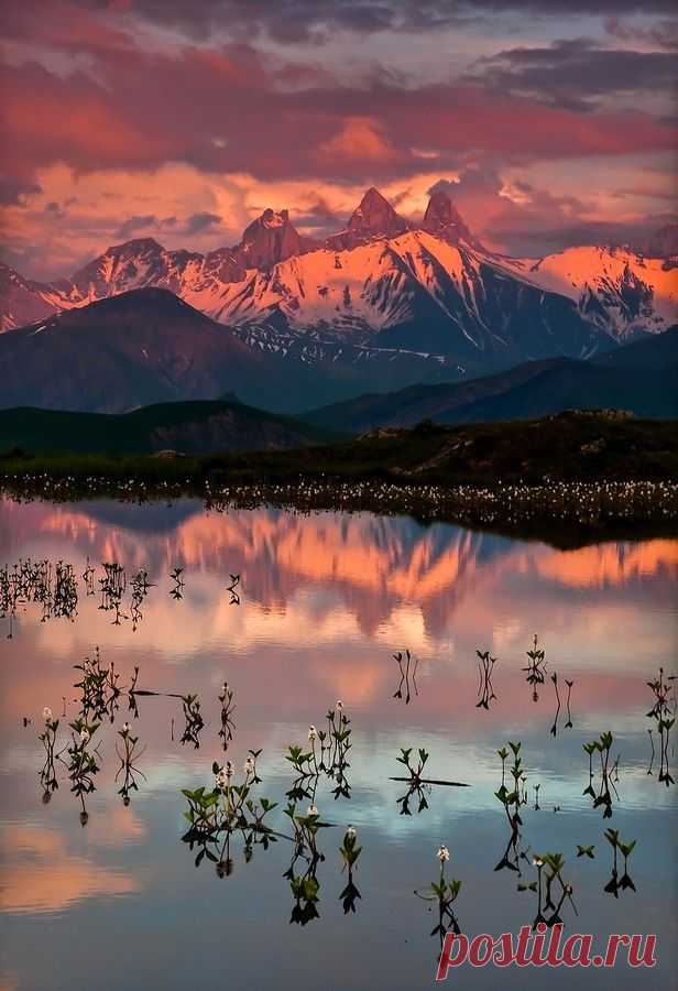 © Sunset on Guichard Lake, Alpes, France, by Joris Kiredjian, on 500px. | Sandra приколол(а) это к доске Sunrise ☼ Sunset