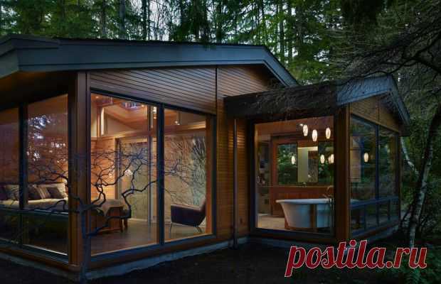 Домик в лесу от Finne Architects