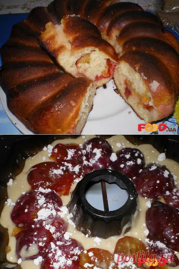 Простой пирог со сливой - Кулинарные рецепты на Food.ua