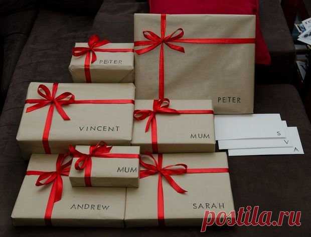 35 ярких способов упаковки новогодних подарков — INMYROOM